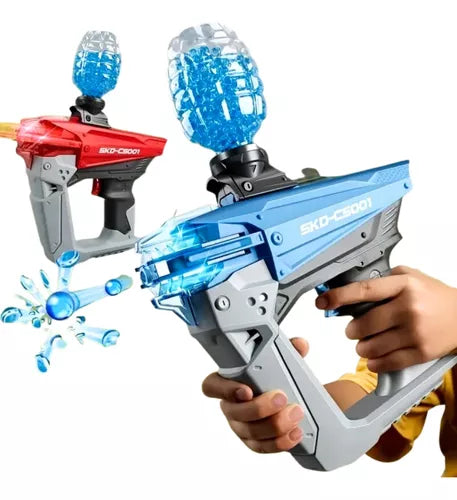 Arma Lança Bolhas Gel Brinquedo Metralhadora Elétrica Oferta